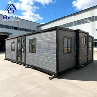 Maison conteneur préfabriquée isolée et extensible de 20 pieds ou 40 pieds, bungalow préfabriqué, maison modulaire à 5 chambres