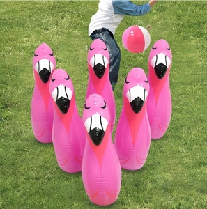 Gioco Gonfiabile OEM <span class=keywords><strong>Bowling</strong></span> per <span class=keywords><strong>Bambini</strong></span>, Divertente Giocattolo <span class=keywords><strong>Bowling</strong></span> a Forma di Fenicottero, Gioco Interattivo Genitore-Figlio - Product Image 3