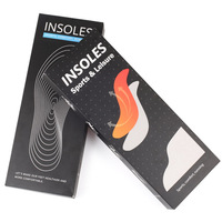 Boîtes en papier d'emballage de semelle intérieure d'emballage de produit de coussin de chaussure de style pliant de conception personnalisée d'usine