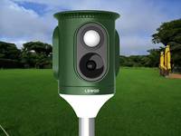 Rechargeable extérieur PIR capteur chien Chaser deux côtés répulsifs solaires pour animaux de ferme oiseaux efficaces chats lapins ratons laveurs