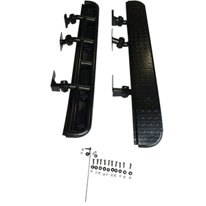 Barres latérales noires de qualité supérieure pour Land Cruiser FJ150 Double Cabine, marchepieds à visser, modification tout-terrain de luxe - Product Image 2