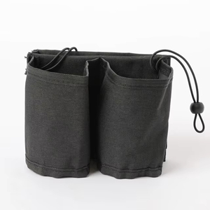 Crochets de poussette pour suspendre sacs et courses, robustes, avec logo personnalisé, en cuir PU, clip pour poussette - Product Image 3