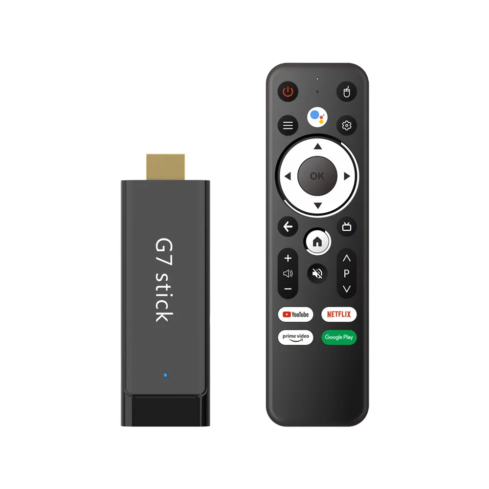 Yeni G7 TV çubuk mini PC dongle ATV Amlogic S905Y4 Quad Core 2.4G 5G Android 11 2G 16G android tv G7stick vs amazon yangın tv çubuk mini PC 4k