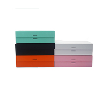 Boîtes en papier magnétiques pliables avec fermeture magnétique, boîte cadeau plate et pliable avec Logo de couleur personnalisée, vente en gros
