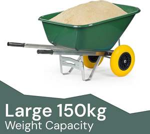 कारखाने बहु रंग टिकाऊ 200 लीटर भारी शुल्क व्हीलबैरो के साथ बगीचे घर कार्ट के लिए ट्विन पु-पंक्चर - Product Image 5