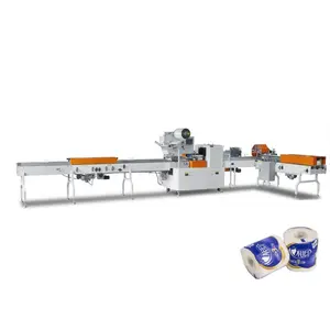 CE Automatic Single Roll Toilet Paper Film Packaging Machinery Price