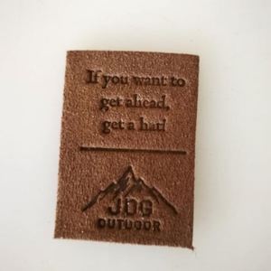2024 <b>Top</b> Sales Factory Price PU Real Leathes Raw Material Leather logo Patch Custom for Garment - Product Image 3