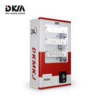 DKM Mini petits distributeurs automatiques muraux à ressort en spirale personnalisés bon marché avec lecteur de carte de crédit Visa à vendre