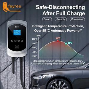 Cargador de Pared para Vehículos Eléctricos Feyree de 9.6kW Tipo 1, Cargador de Batería de 40A Ajustable, Estación de Carga para Autos Eléctricos con WIFI y Tarjeta RFID - Product Image 5