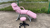 Table de massage électrique réglable pliable en cuir synthétique PVC de luxe au design moderne, pour salon, hôtel, salle de sport