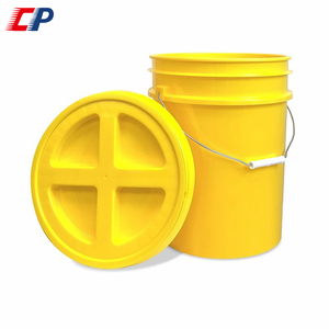 Bán Buôn Có Thể Tái Chế Vật Liệu An Toàn Vòng 5 Gallon Cấp Thực Phẩm Xô Với Gamma Con Dấu Nắp - Product Image 1