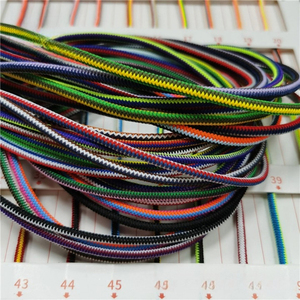 <span class=keywords><strong>100</strong></span> Màu Sắc Trong Kho Nhà Máy Bán Buôn 3/3.5/4Mm Nhiều Màu <span class=keywords><strong>Polyester</strong></span> Crochet Non-Slip Đàn Hồi Vòng Dây Cho Quần Áo - Product Image 5