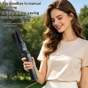 แปรงทำความสะอาดเตาปิ้งย่างแบบไร้สาย ปรับได้ ชาร์จไฟได้ ไม่หลุดร่วงของขนแปรง แปรงปิ้งย่างไฟฟ้าแบบหมุน - Product Image 3
