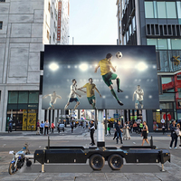 Panneau LED mobile extérieur imperméable JCT EF24, panneau d'affichage numérique LED monté sur remorque, écran LED numérique P3 P4 P6 P8