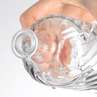 500ml 750ml 1000ml Offre Spéciale Transparent Vide Flint Verre Whisky Tequila Bouteille En Verre