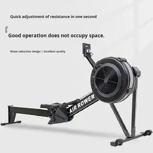 جهاز تجديف ذكي قابل للطي مقاوم للرياح مصنوع من الفولاذ الكربوني للتمارين الهوائية بوزن مستخدم أقصى 150 كجم - Product Image 2