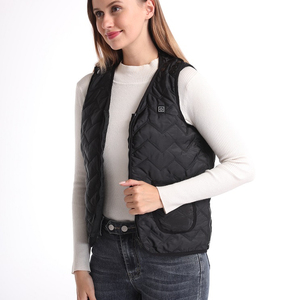 De algodón orgánico climatizada las etiquetas de la ropa de invierno largo USB climatizada cálida <span class=keywords><strong>chaqueta</strong></span> para las mujeres - Product Image 1