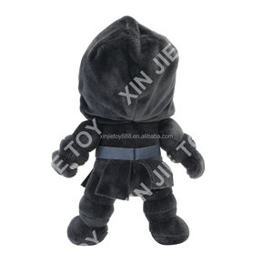 Peluche di <span class=keywords><strong>Darth</strong></span> Vader Imbottito in Cotone PP Personalizzabile con Lama Blu, Giocattolo di Peluche Jedi Nero - Product Image 4