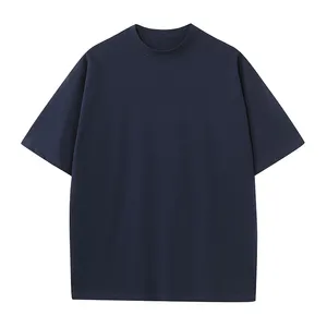 ET-003 benutzer definierte schwere 270GSM übergroße T-Shirt Rundhals ausschnitt T-Shirt Plain Overs ized T-Shirt für Männer
