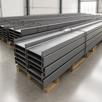 Viga H Soldada de Alta Resistencia con Certificación CE JIS G3106 SM490, Columna Universal de Brida Ancha para Ingeniería de Puentes y Estructuras de Acero