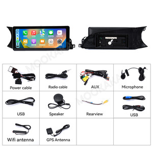 Mookaka 12.3 "android15 âm thanh xe hơi Carplay Android đài phát thanh tự động voiture cho Alfa Romeo giulia 2017 2018 đài phát thanh xe máy nghe nhạc GPS Stereo - Product Image 5