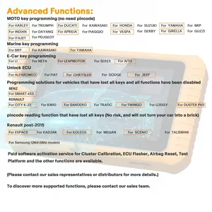 Programador de Llaves OBDSTAR X300 Classic G3 para Autos/HD/Vehículos Eléctricos/Motocicletas/Motos Acuáticas con Simulador de Llaves y Kits para Motocicletas, 2 Años de Actualización - Product Image 6