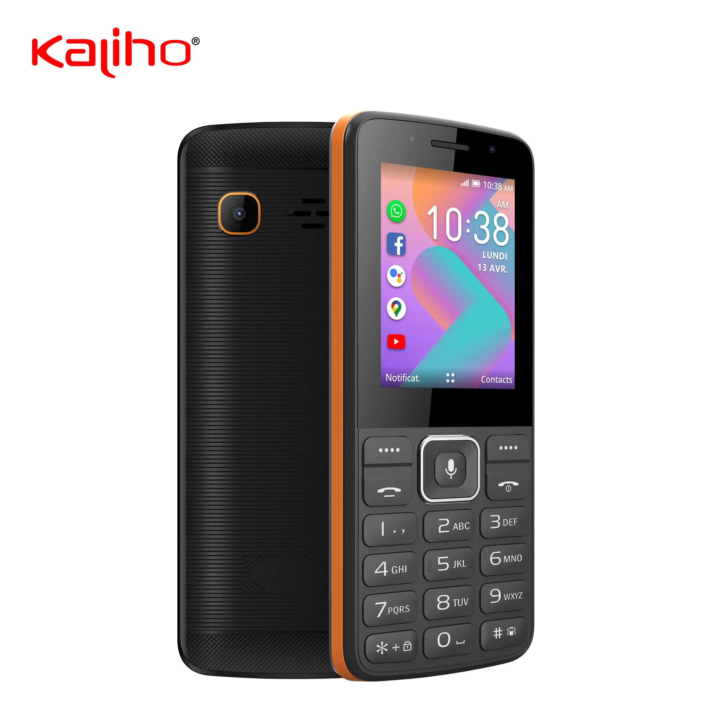 4g keypad mobile latest design kaios cell phone with GPS