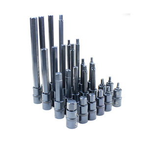 Hex <b>Screwdriver</b> <b>Bits</b> 1/2 Inch Metric S2 Steel Socket Wrench <b>Set</b> For Auto Repair And Hardware Maintenance - Product Image 1