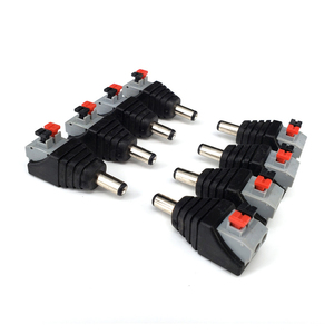 Conector de Alimentación CC Macho Negro de 5.5*2.1mm, Contacto de Cobre con 2 Pines, Carcasa de ABS para LED, Aleación Negra, Producto Nuevo en Oferta - Product Image 5