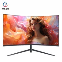 Nouveau Style 27 pouces Incurvé Sans Cadre PC Industriel Moniteur De Jeu À Domicile 32 POUCES pour Internet Café Cybercafé
