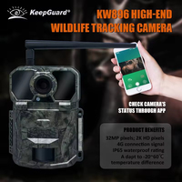 Caméra de surveillance de la faune sans fil 4G KW896 avec vision nocturne, capteur OLED, carte SD, OEM ODM, pour la chasse en forêt