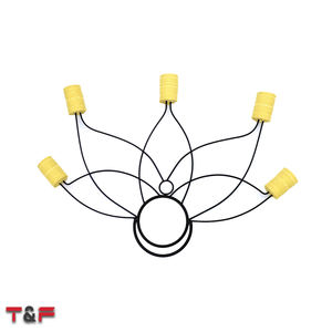 พัดไฟโฮมออฟโปอิ ลายดอกบัว พร้อมไส้ตะเกียงเย็บติด ขนาด 2 นิ้ว สำหรับผู้เริ่มต้น - Product Image 2