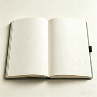 Carnet A5 personnalisé en cuir PU gaufré avec dorure à chaud, journal à couverture rigide pointillée 160 g/m², idéal pour les cadeaux