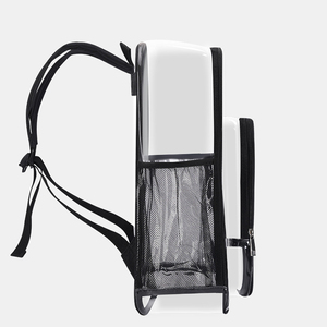 Nhiệm Vụ Nặng Nề Màu Đen Trong Suốt Ba Lô Cho Các Trường Học Lớn Xem Thông Qua Ba Lô Rõ Ràng Bookbag Cho Sinh Viên Làm Việc Du Lịch - Product Image 5