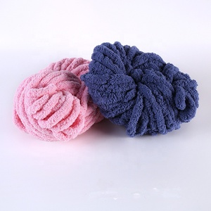 Cynthia <strong>Wholesale</strong> Giant Super <strong>Chunky</strong> Chenille <strong>Yarn</strong> for Hand Knitting <strong>Blanket</strong> Cat Bed Pumpkin - Product Image 3