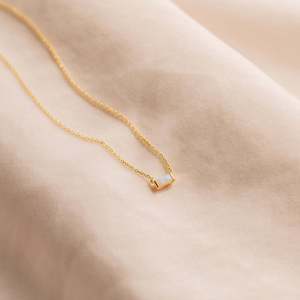 Nouveaux bijoux <span class=keywords><strong>de</strong></span> pierre <span class=keywords><strong>de</strong></span> <span class=keywords><strong>naissance</strong></span> à la mode plaqué or collier <span class=keywords><strong>de</strong></span> pierre <span class=keywords><strong>de</strong></span> <span class=keywords><strong>naissance</strong></span> sans ternissement en acier inoxydable Zircon carré collier ras du cou - Product Image 3