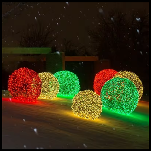 Boules lumineuses LED magiques à suspendre pour Noël et le Nouvel An, manuel d'utilisation pour la décoration des fêtes - Product Image 4
