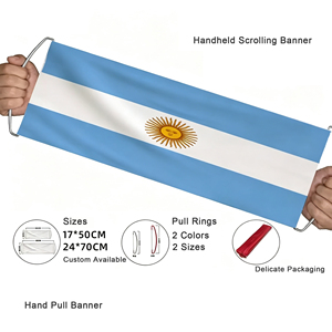 Bandera de mano para audiencia en vivo para votaciones en estudios de televisión y programas de juegos - Product Image 5