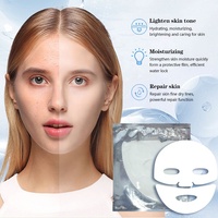 Mascarilla Facial de Hidrogel de Bio-Colágeno Coreano de Marca Privada OEM, Transparente, Absorbente, Reafirmante, Hidratante, Iluminadora, Vegana