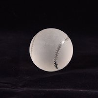 Boule de globe terrestre du monde de sport en cristal de verre clair brillant personnalisé pour la décoration à la maison autre produit d'artisanat en cristal