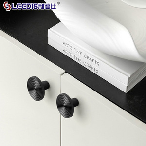 Lgcdis Furniture Cabinet Handles Plastic Semi Circular Drawer <b>Knobs</b> Minimalist Design Easy Installation - Product Image 2