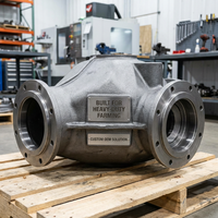 Fonderie en sable de fonte ductile robuste pour services OEM, 65-45-12 60-40-18 ASTM A536 GGG50, pour machines automobiles, certifiée ISO9001