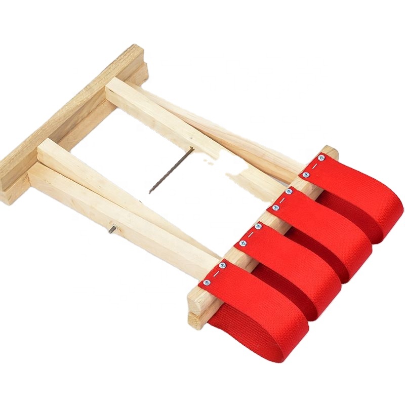 Портативный складной стул из массива дерева