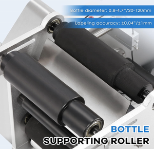 Yujun yarı otomatik yuvarlak şişe etiketleme makinesi LT/MT-50 etiket makinesi - Product Image 4