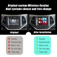 CZT-AUTO sans fil autoradio Apple Carplay Android Auto Interface Compatible Jeep Cherokee/Grand Cherokee Uconnect 8.4 avec