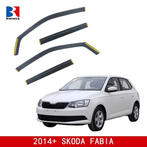 Déflecteurs de Vitres Intégrés pour SKODA FABIA 2014-2021 – Pare-Pluie et Pare-Soleil Adhésifs - Product Image 2