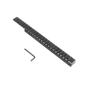 Accessoire en alliage d'aluminium usiné CNC de 260 mm x 20 mm, léger, durable, résistant à la rouille, noir mat, design multi-fentes, haute performance - Product Image 6