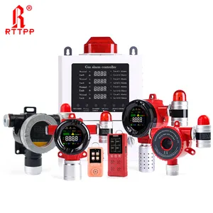 Rttpp dr600 cố định độc hại và dễ cháy Gas Detector công nghiệp nhạy cảm báo động khí Monitor Detector