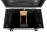 Flight case de haute qualité pour éclairage de scène, personnalisable, avec compartiments pour ranger les accessoires de câblage