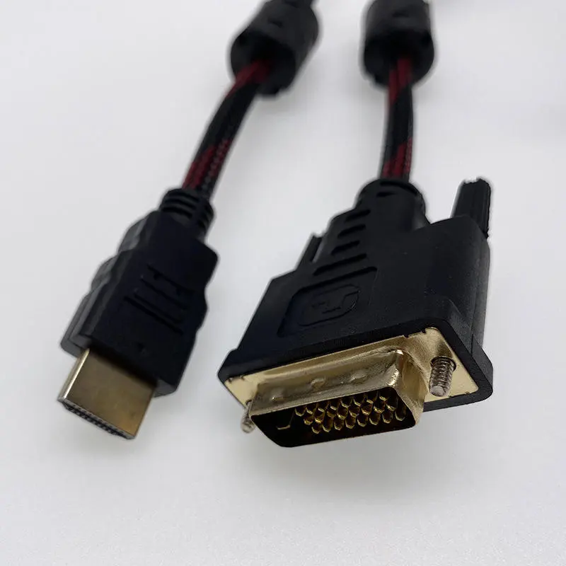 Nieuwe Aankomst Daptateur Multi-Port Mannelijk-Mannelijk Grafische Kaart Hd Video Converter Kabel Hdmi Naar Dvi High Definition Multimediakabel